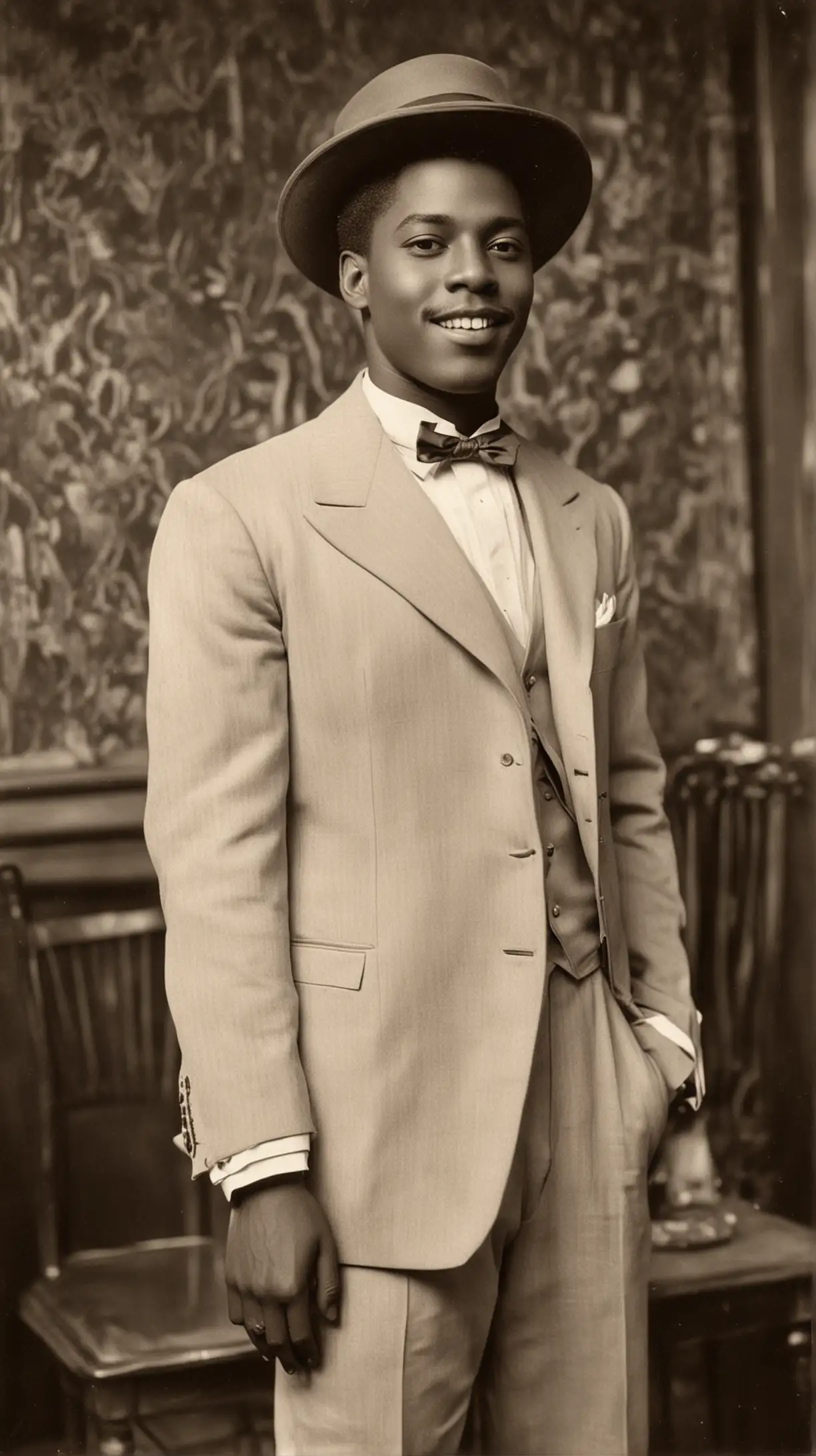 Elegant African American Couples in 1900s Jazz Clubs