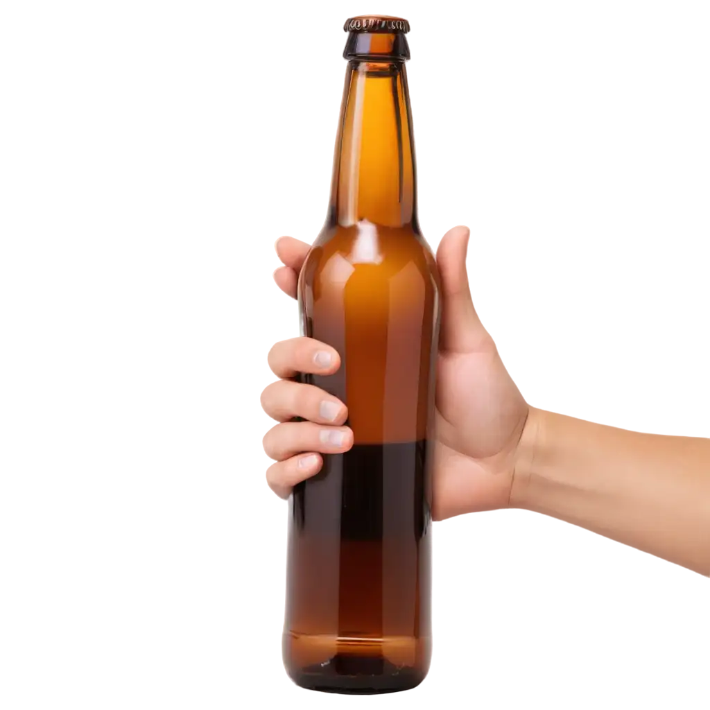 HighQuality-PNG-Image-of-Hand-Holding-Beer-Bottle-for-Creative-Design-Projects