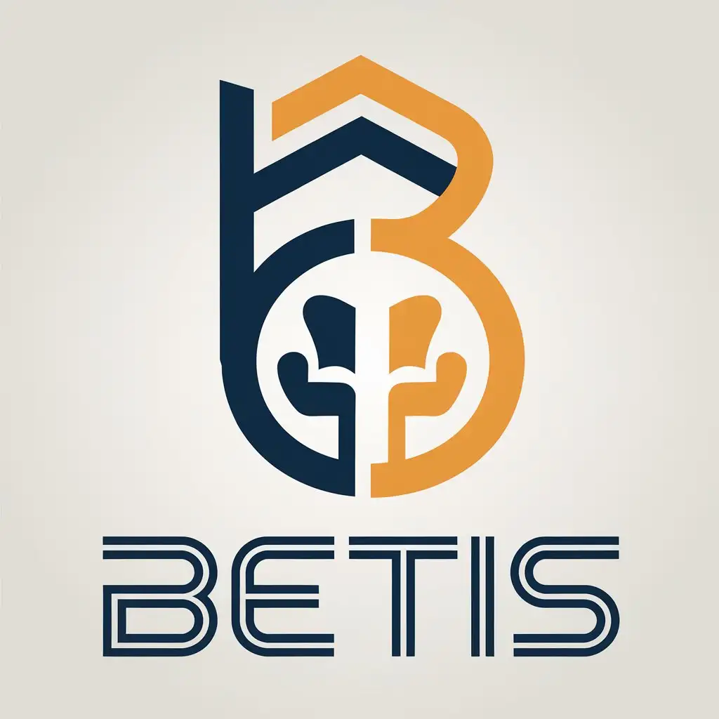 LOGO Design for Betis Vector Design with Text and Modern Interior Design Symbol