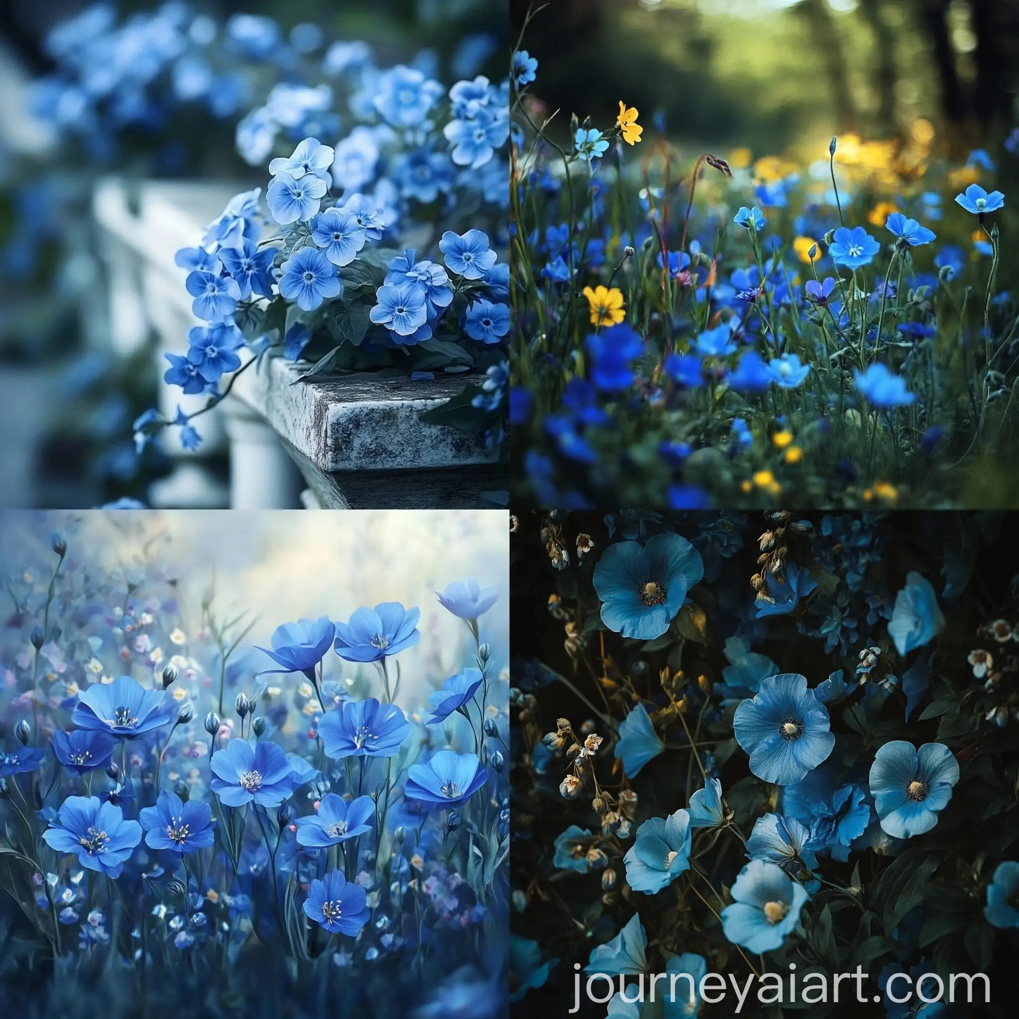 Blue-Flower-Garden-Inspired-by-Floare-Albastr-Poem
