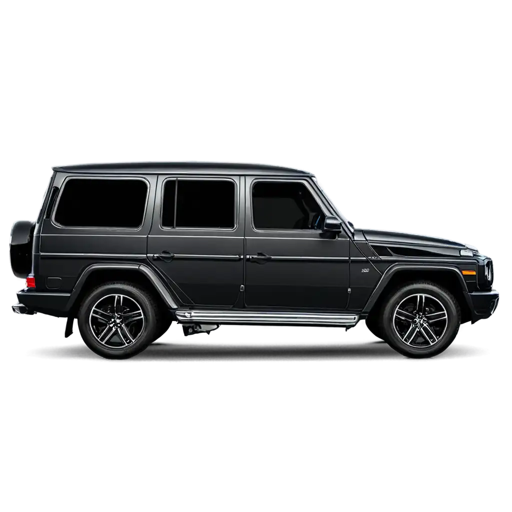 Realistic-Side-View-PNG-of-a-Black-GWagon-with-Shiny-Red-Ram-and-Detailed-Texture