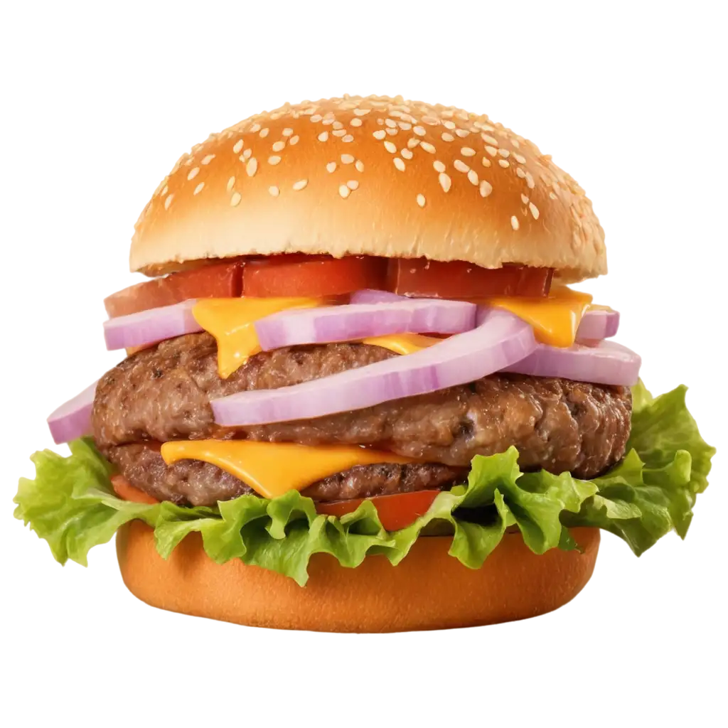 Mouthwatering-Classic-Cheeseburger-PNG-with-Fries-HighQuality-Transparent-Image-for-Food-Lovers