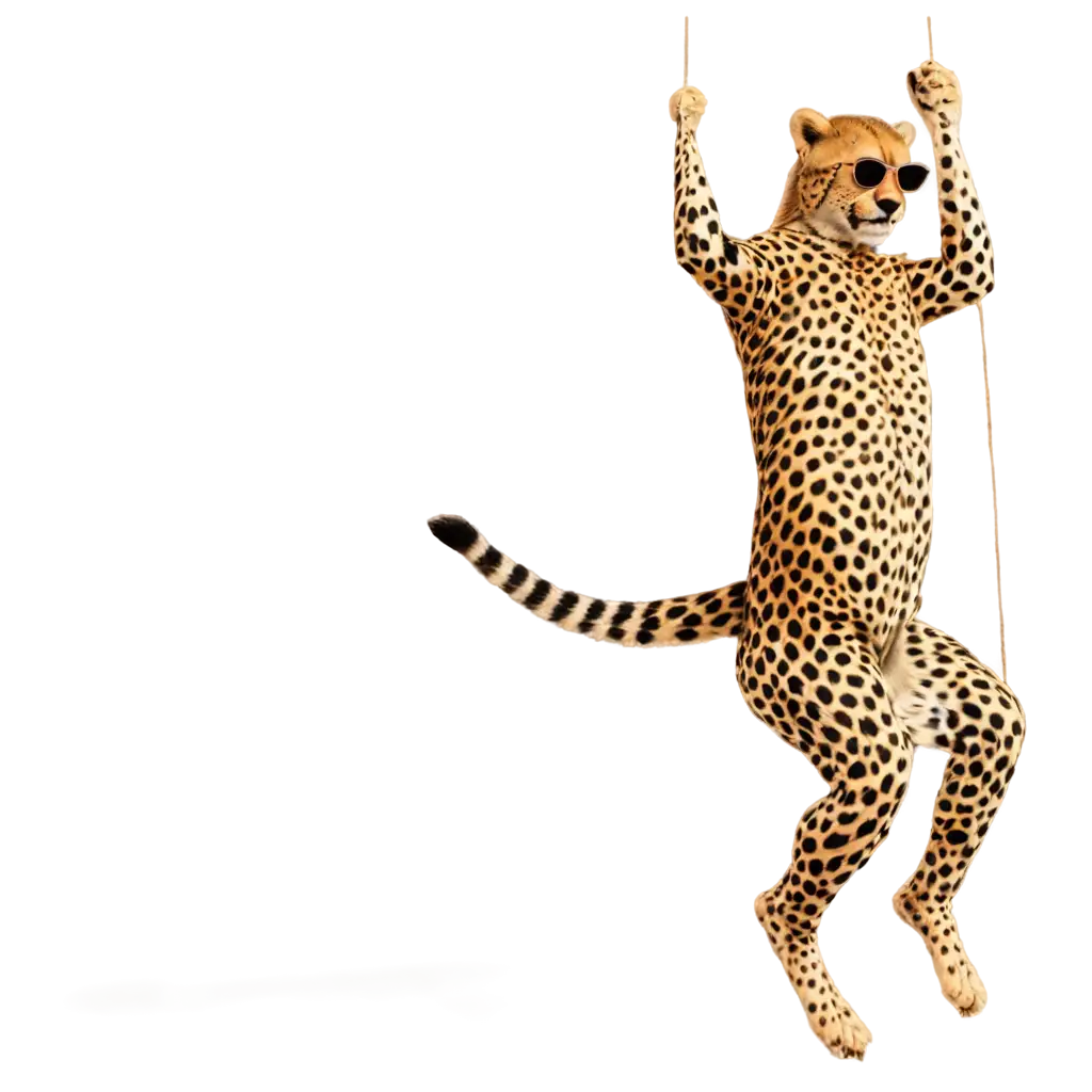 PNG-Image-Cheetah-with-Sunglasses-Swinging-from-a-Rope