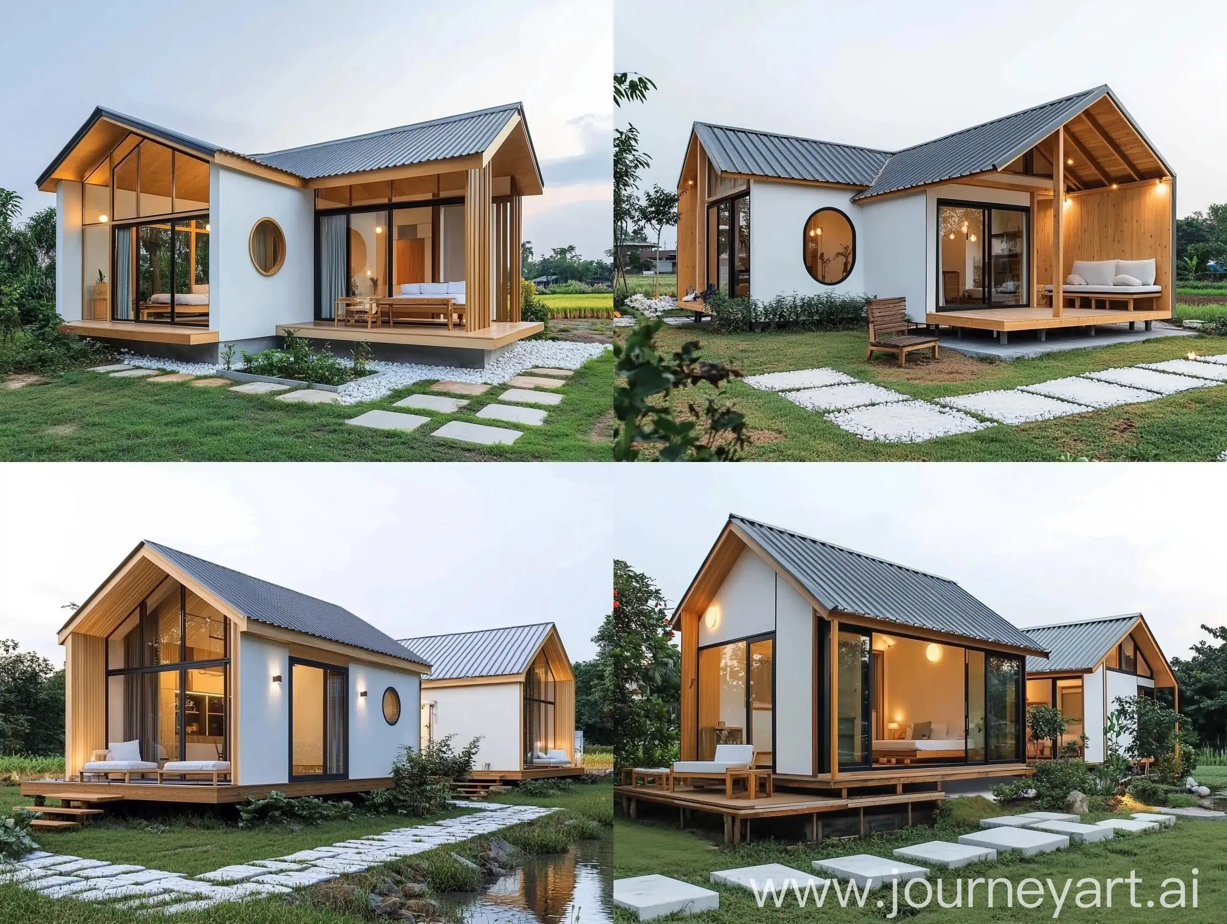 Seamless-Metal-Sheet-Roofed-House-with-Garden-in-Bangkok