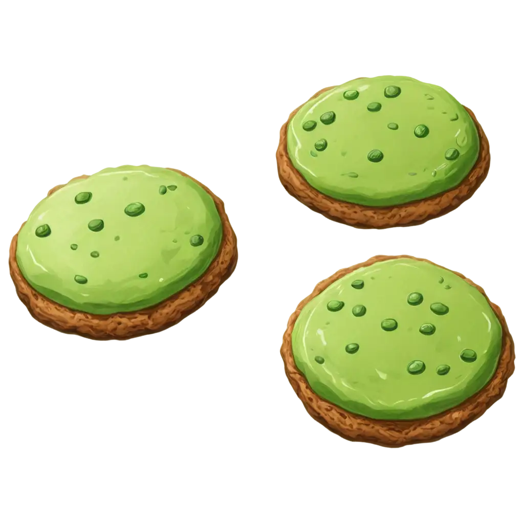 Matcha-Cookies-Drawing-PNG-HighQuality-Image-for-Digital-Design-Web-Use