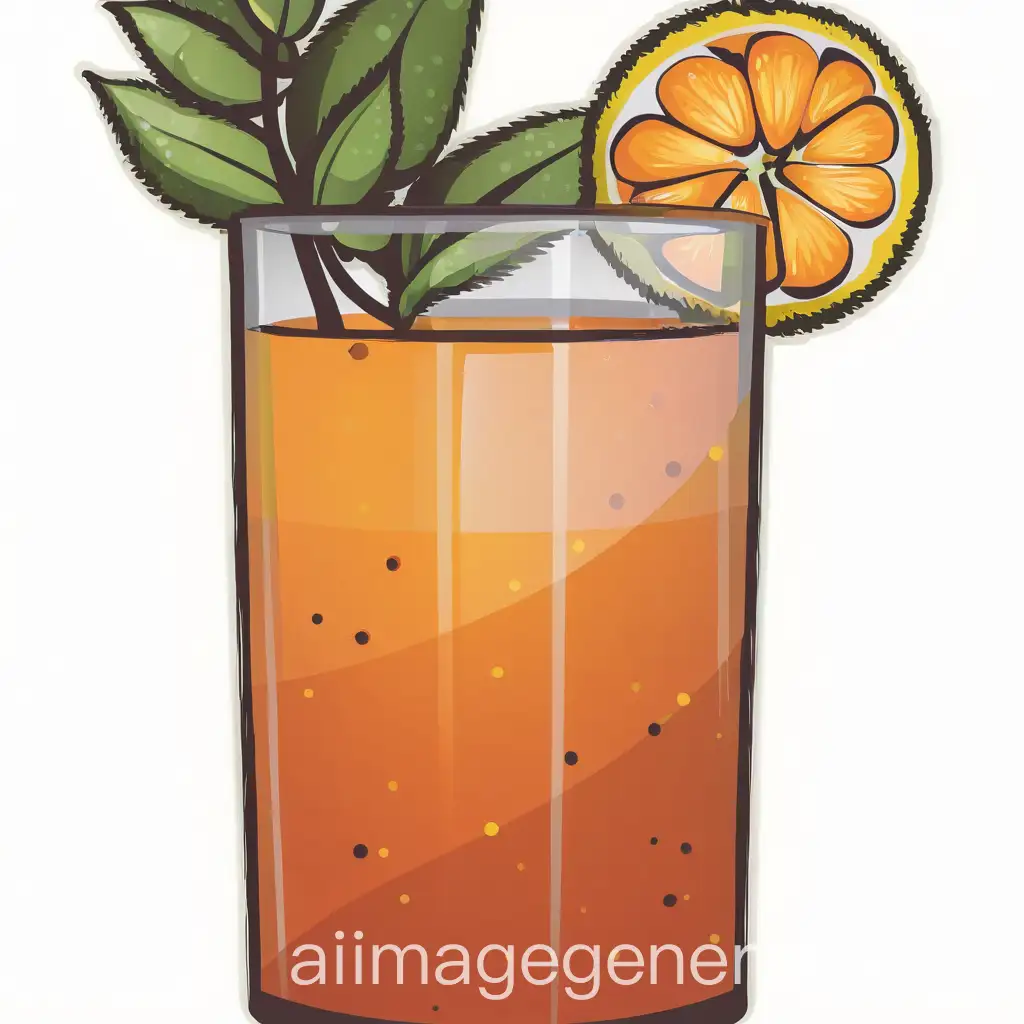 Illustrated-Vector-of-Fresh-Orange-Juice-in-a-Glass