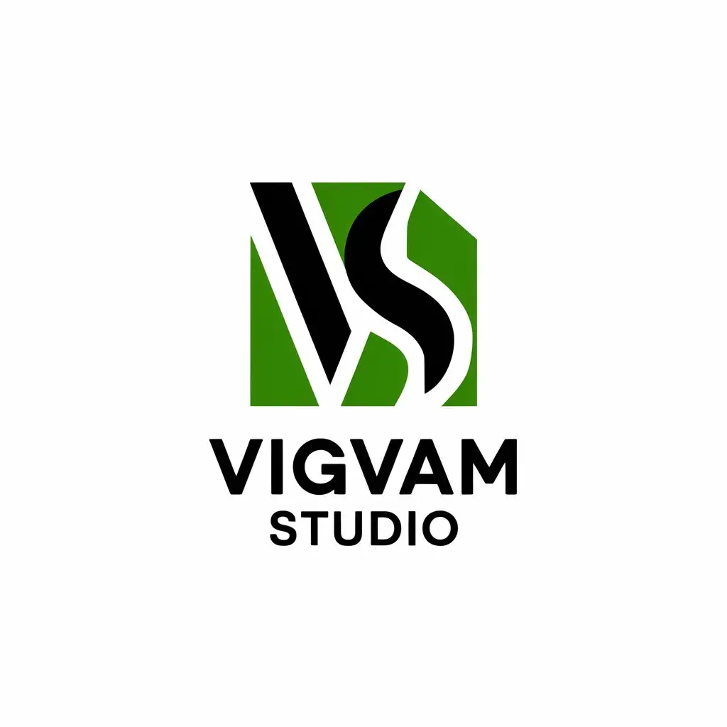 LOGO Design for Vigvam Studio Vector Logo with VS Symbol for Home Family Industry