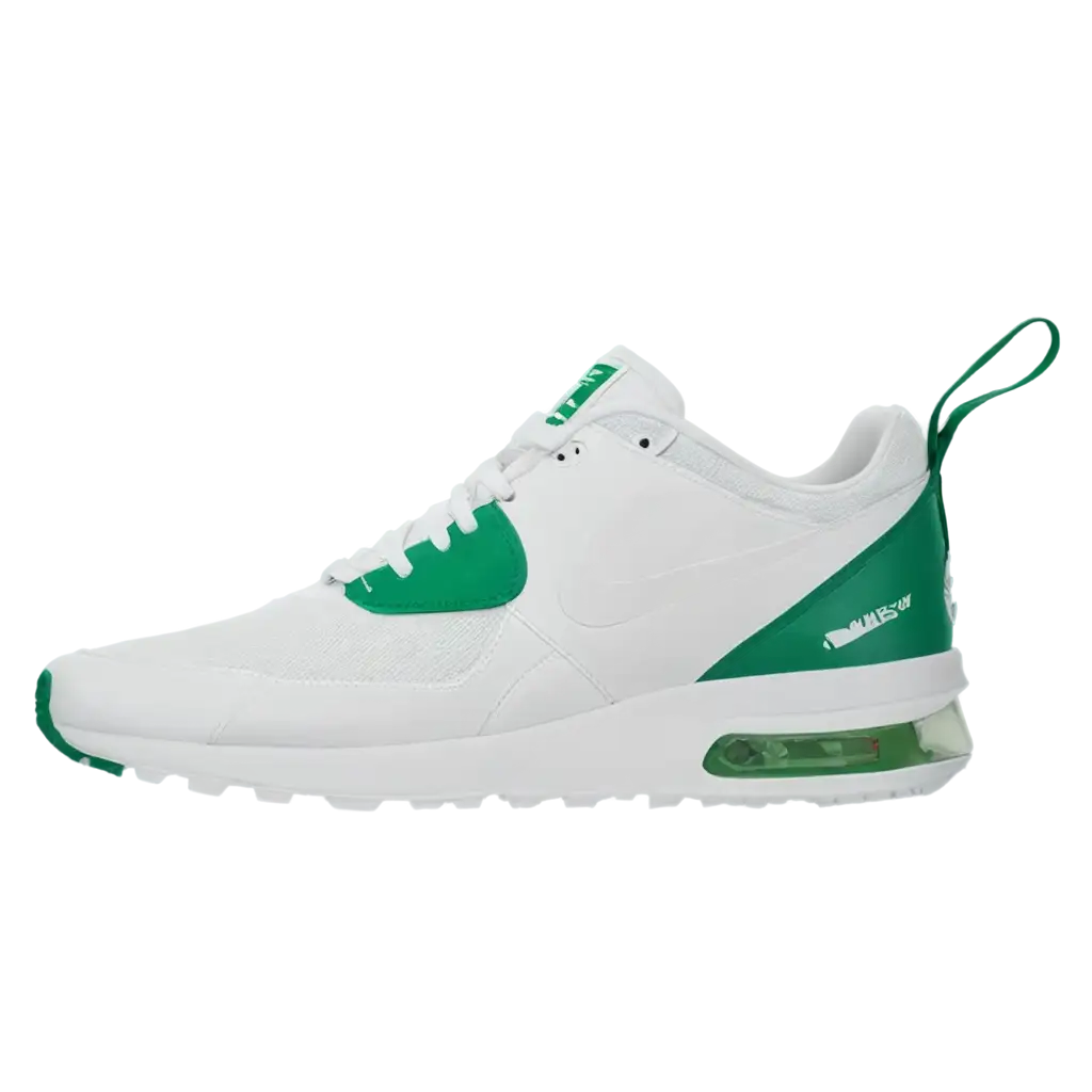 Nike-Air-Max-White-and-Green-PNG-Image-for-HighQuality-Visual-Content