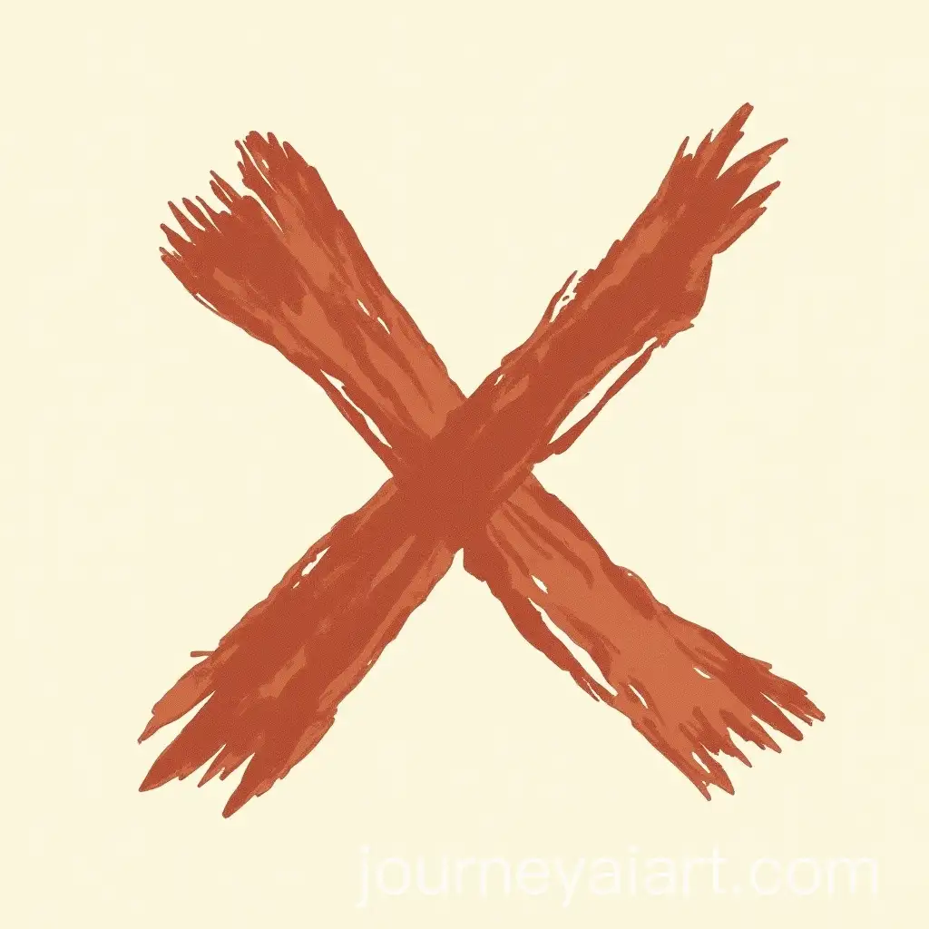 Pirate-Treasure-Map-Style-X-Symbol-with-Weathered-Ink-Design