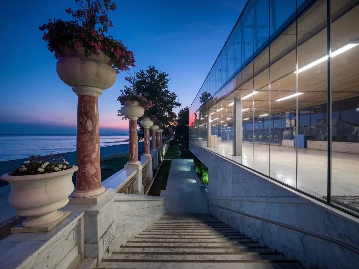 Nighttime-View-from-Sports-Complex-at-Pioneer-Childrens-Camp-in-Crimea