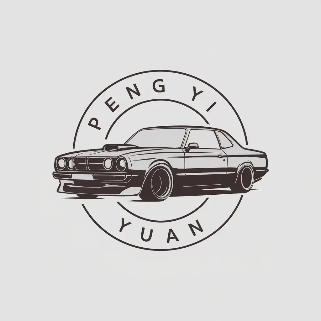 LOGO-Design-for-Peng-Yi-Yuan-Customized-Car-Symbol-in-Automotive-Industry