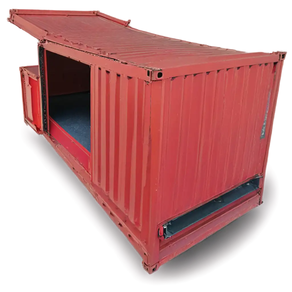 Whole-Red-Open-Big-Container-for-Cars-PNG-Image-Clear-and-Versatile-for-Various-Applications