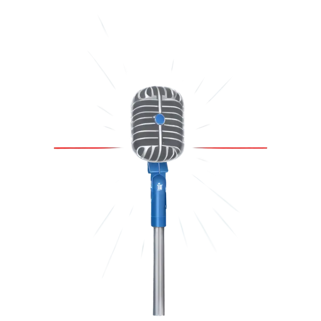 Stunning-Minimalist-Microphone-PNG-Poster-Amplifying-Gratitude-with-Soundwaves