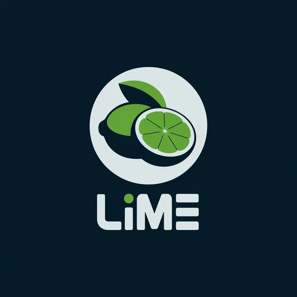 LOGO-Design-for-Lime-Fresh-Lime-Icon-in-Vector-Style-for-Beauty-Spa