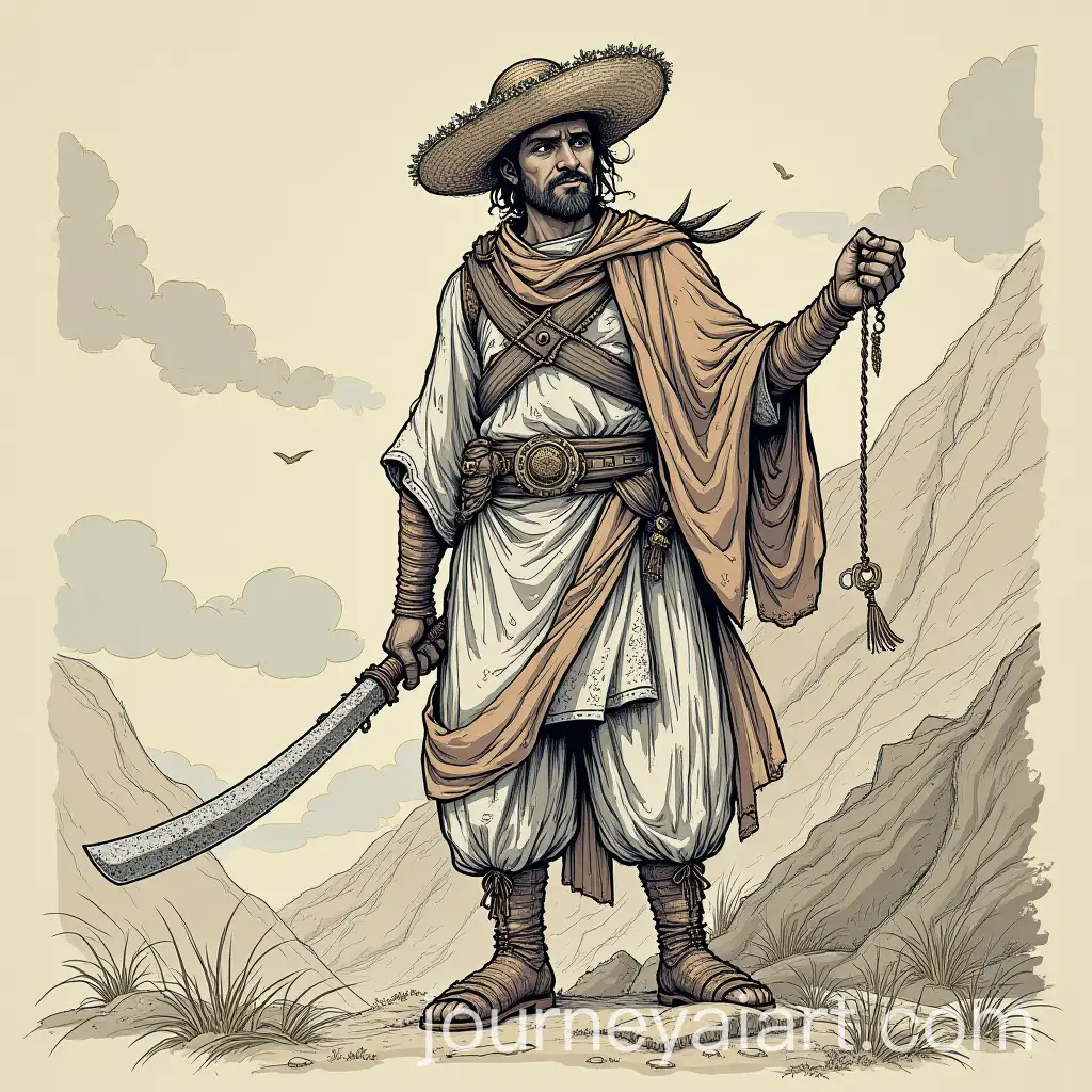 Modern-Reimagining-of-Pakistani-Folklore-in-Sketch-Form