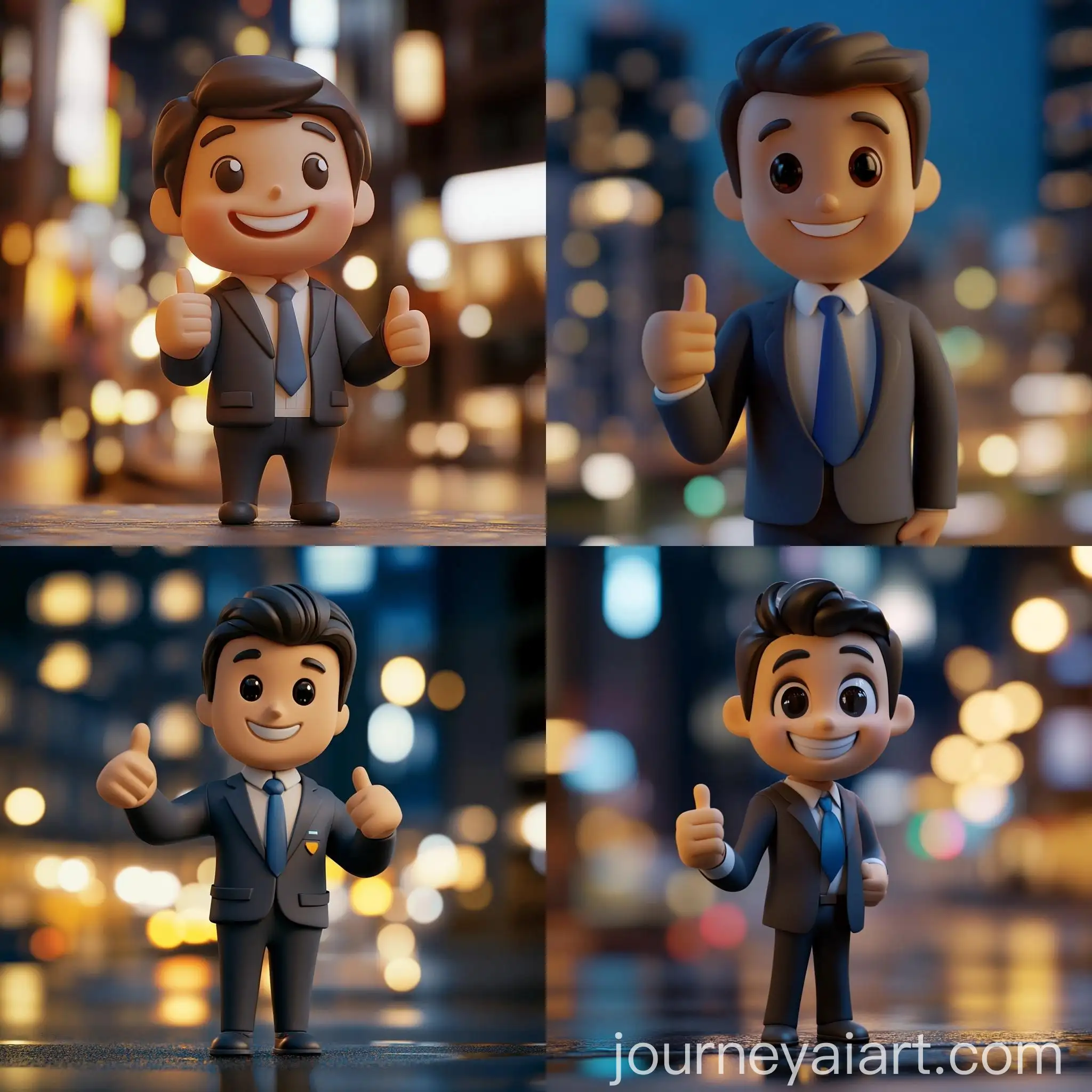 Happy-Businessman-in-Urban-Night-Scene-Giving-ThumbsUp-Gesture