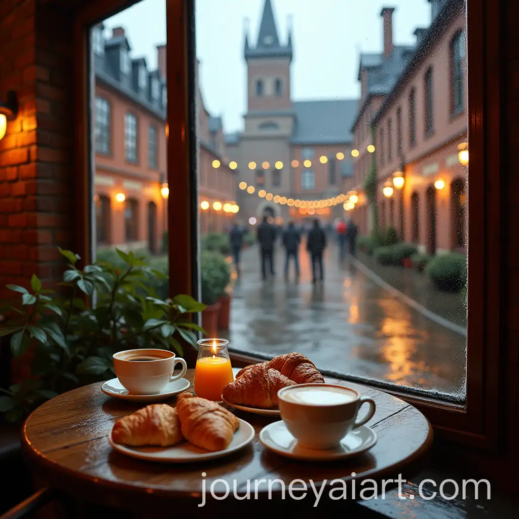 Cozy-Caf-Interior-on-a-Rainy-Afternoon-with-Scenic-Street-View