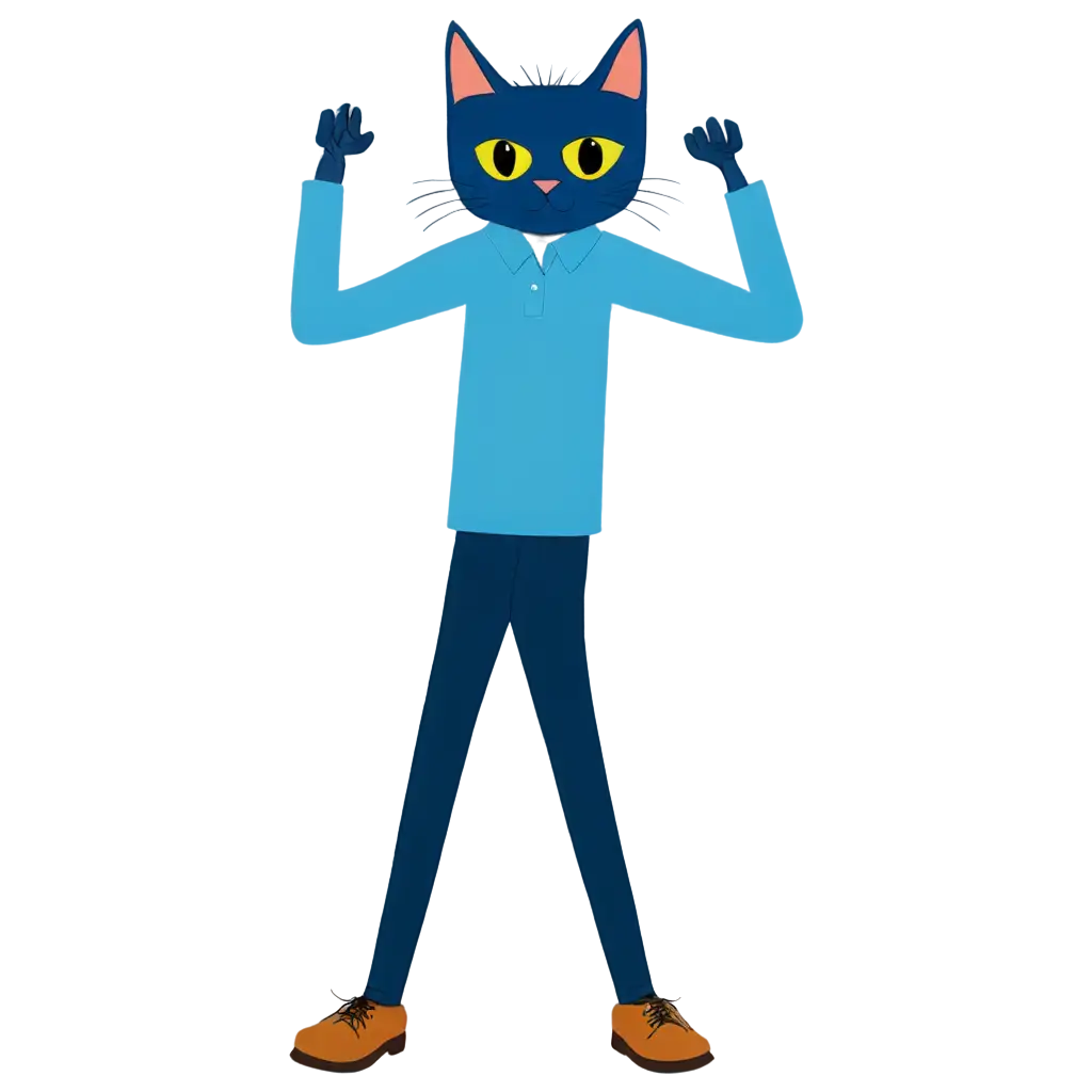 PNG-Image-of-Pete-the-Cat-in-Light-Blue-Shirt-Dark-Blue-Pants-and-Brown-Shoes