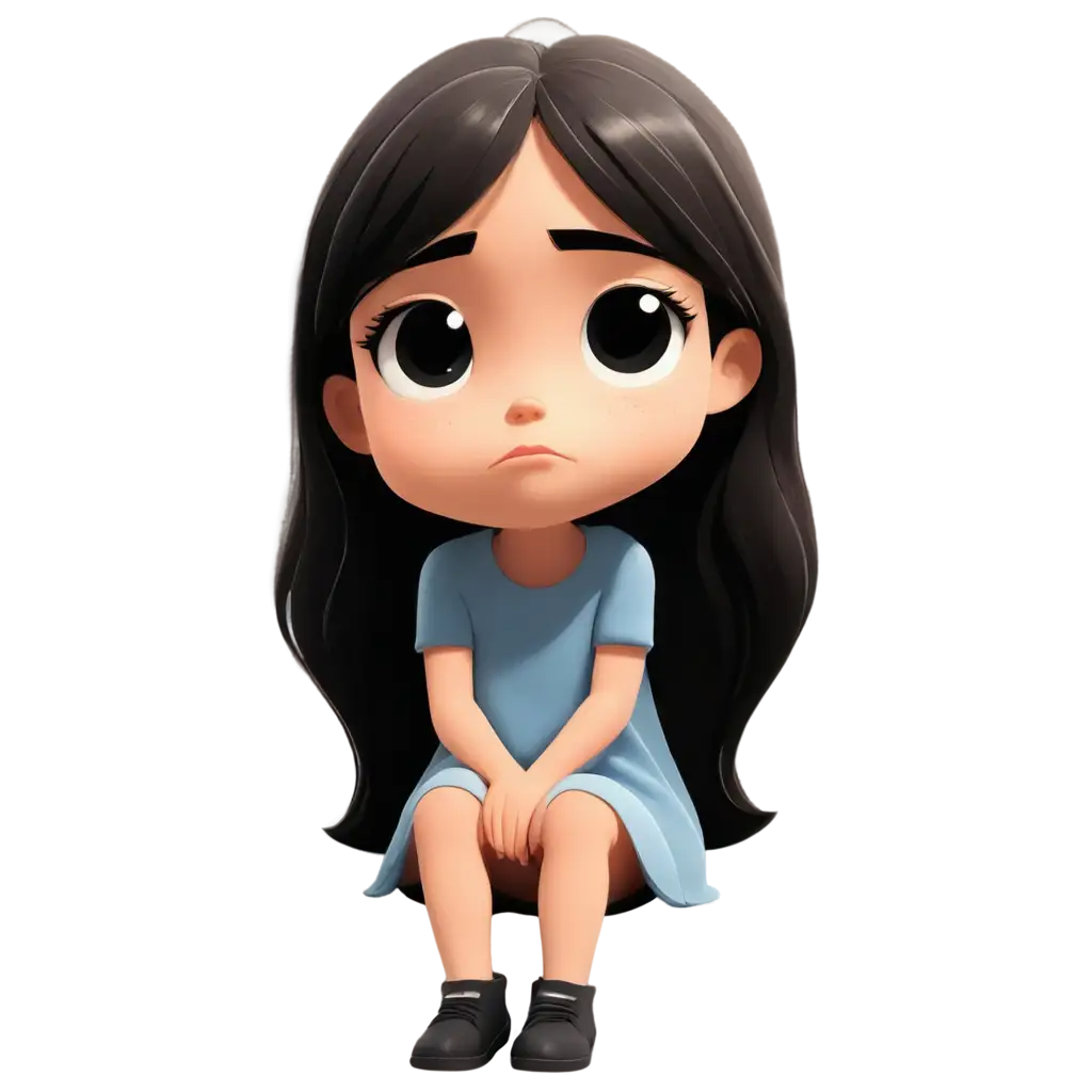 Sad-Girl-Cartoon-PNG-A-HighQuality-Image-for-Emotional-Illustrations