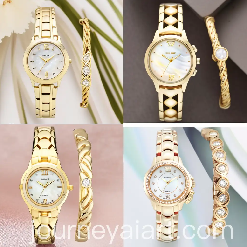 Elegant-Ladies-Mother-of-Pearl-Gold-Watches
