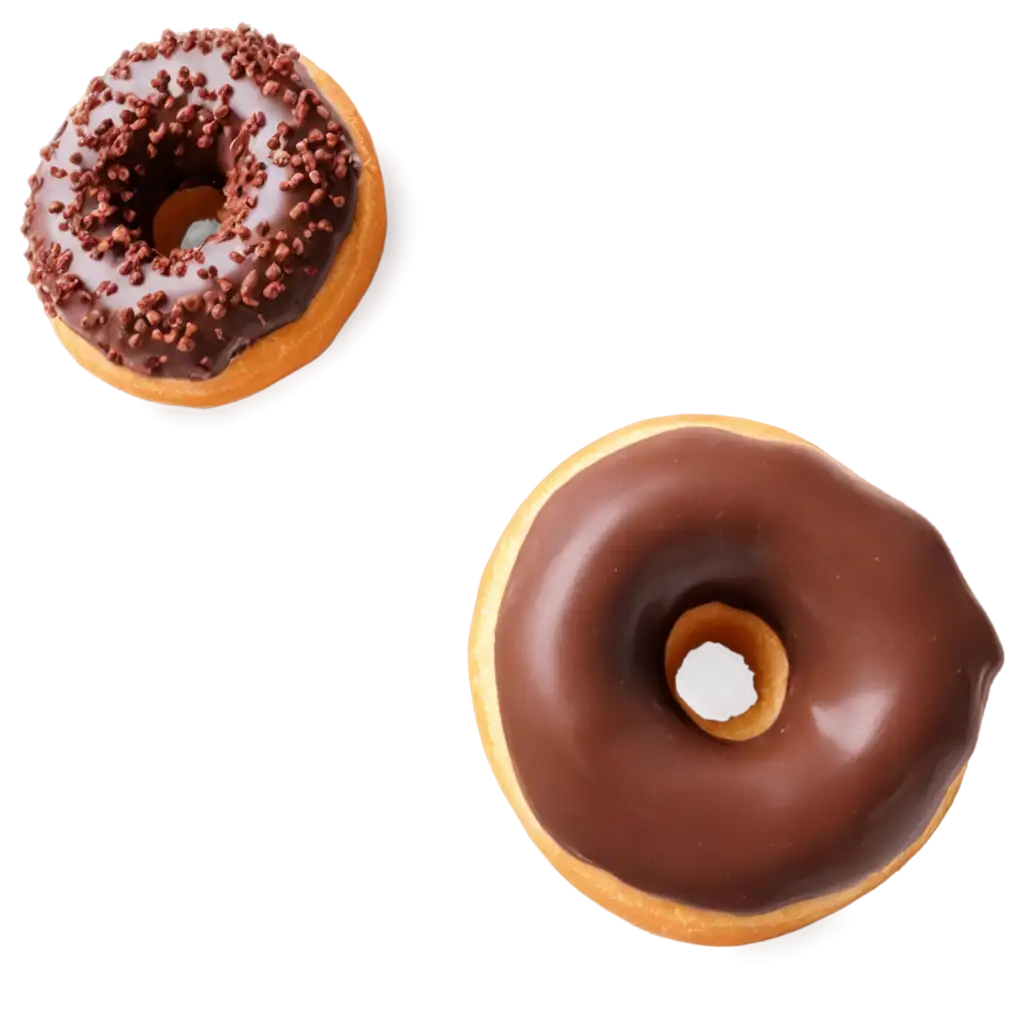 Melting-Chocolate-Donut-PNG-Image-Rich-and-Tempting-Visual-Delight
