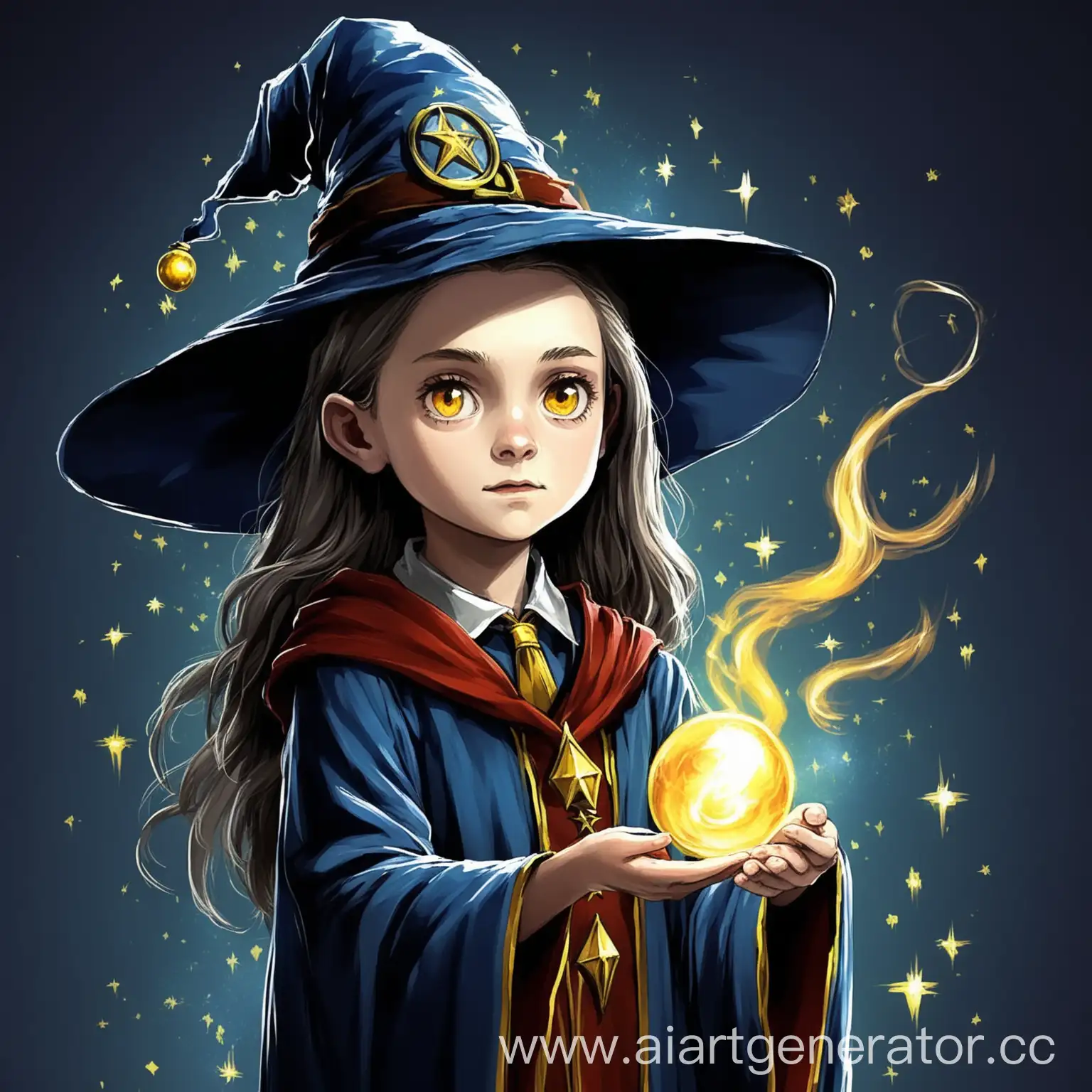 Young-Girl-Wizard-Casting-Magical-Spells