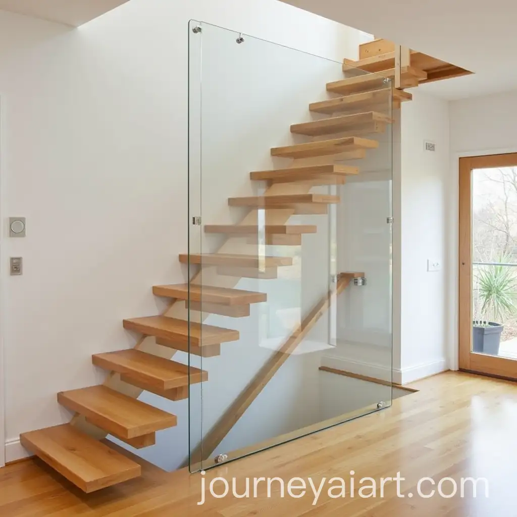 AI-Art-Prompt-ExpansionModern-Floating-Staircase-with-Monobeam-Structure-and-14-Steps