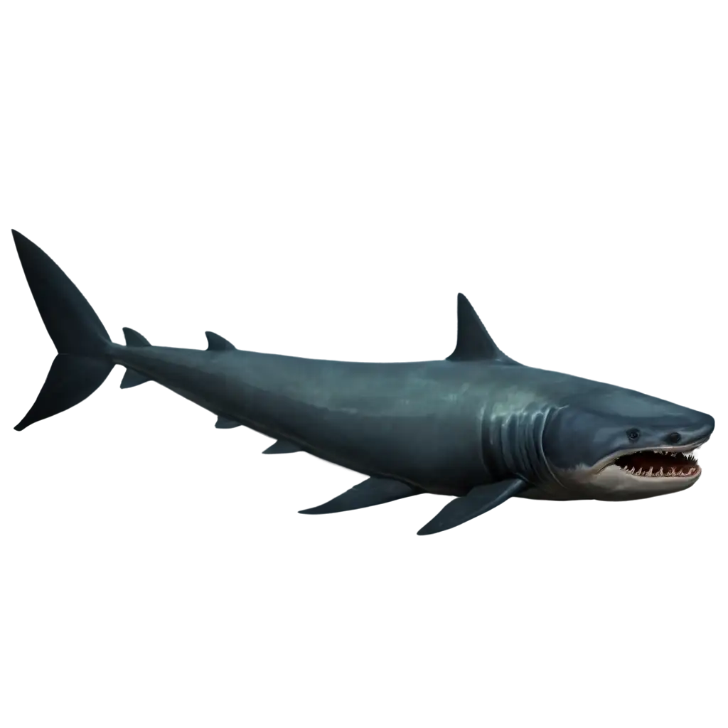 Megalodon-Genit-Sets-a-Trap-for-Male-Shrimp-HighQuality-PNG-Image-for-DeepSea-Predator-Scenes