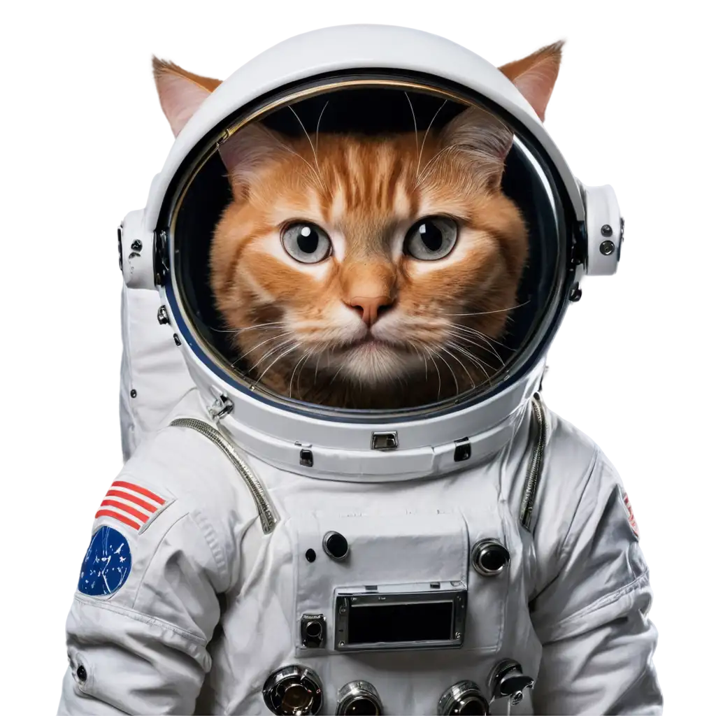 Katzen-Astronaut-PNG-Image-Explore-the-Cosmic-Adventures-of-a-Feline-Space-Explorer