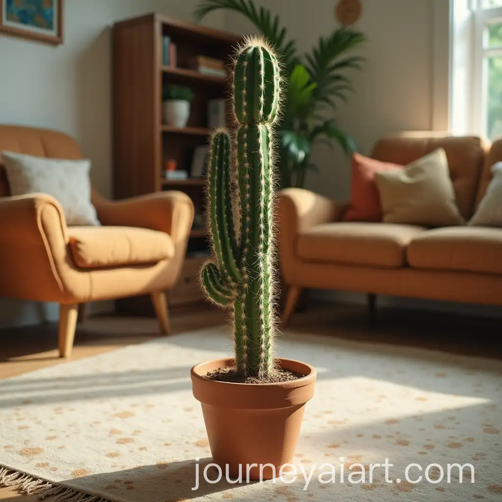Interior-Decor-with-Small-Cactus-and-Plenty-of-Furniture
