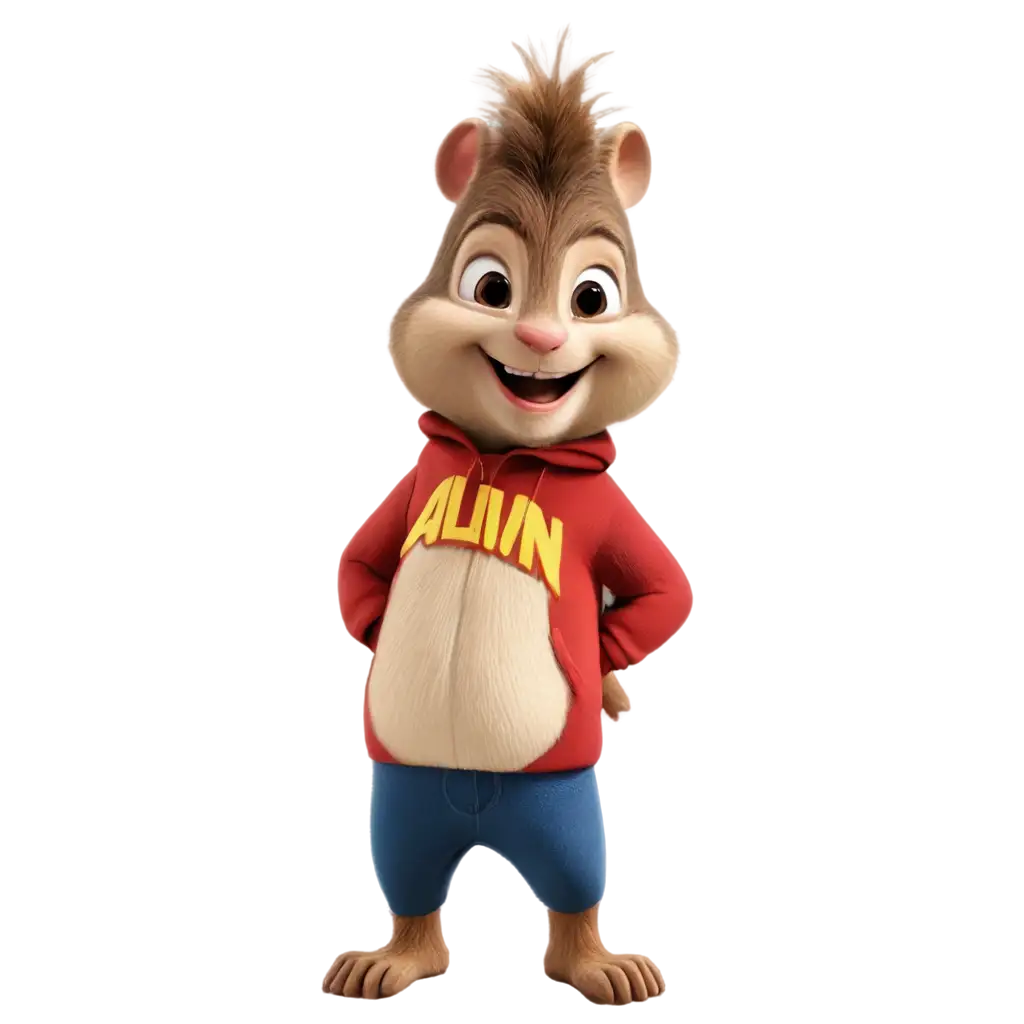 Cheerful-Alvin-Chipmunk-PNG-Perfect-for-HighQuality-Designs