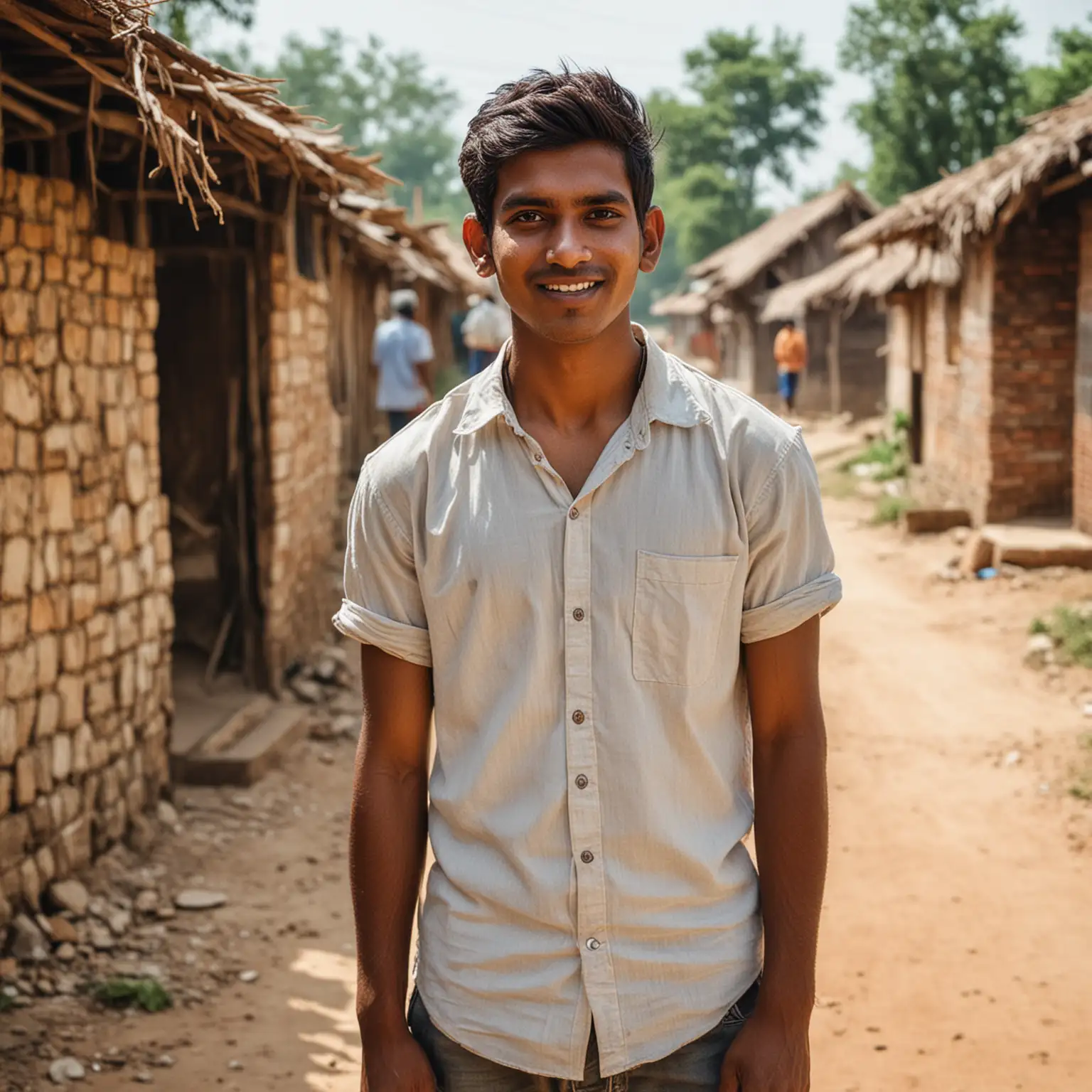 Young-Indian-Man-in-Village-Setting