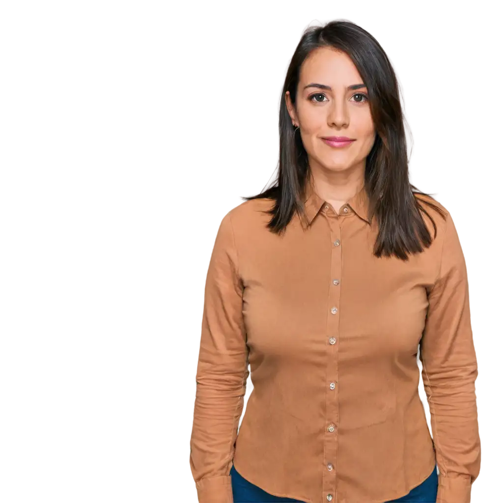 HighQuality-PNG-Image-of-a-40YearOld-American-Woman-with-a-Collared-Shirt