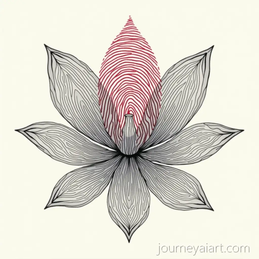 Symbol-with-Lotus-Flower-Letters-F-and-L-and-Fingerprint-Traces