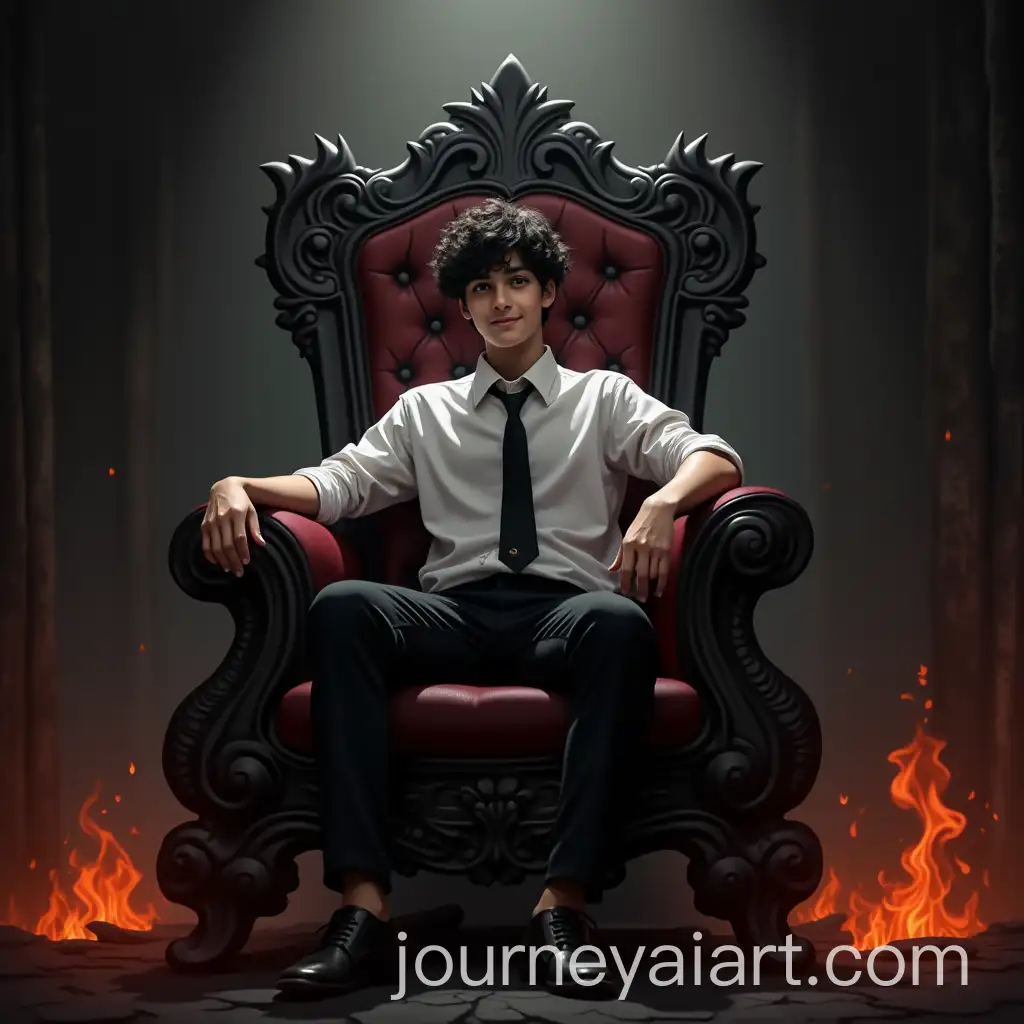 Manhwastyle-Indian-Teenage-Boy-with-Black-FlamesAI-Image-Prompt-Expansion-on-Broken-Throne