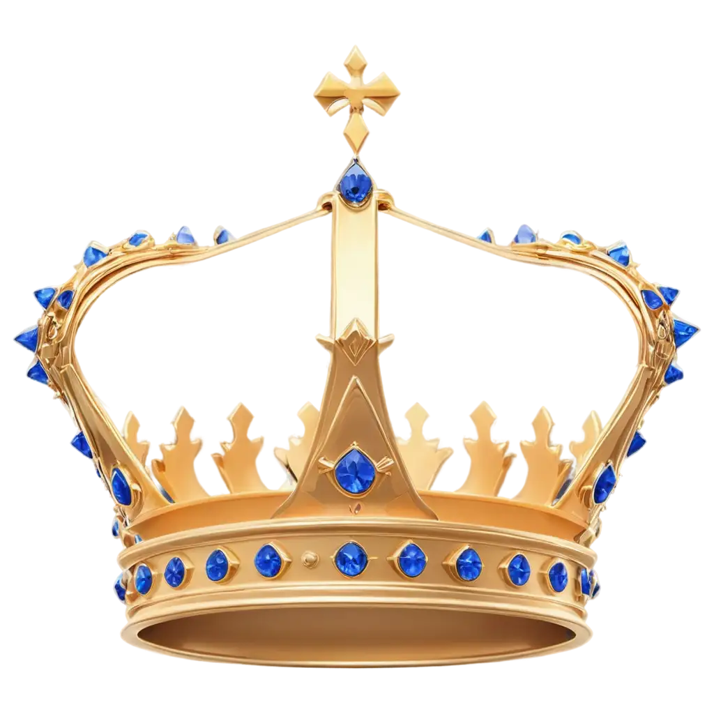 Royal-Blue-Gem-Crown-PNG-Silver-Crown-with-Glowing-Gem-for-1Month-Loyalty-Badge-in-Gaming