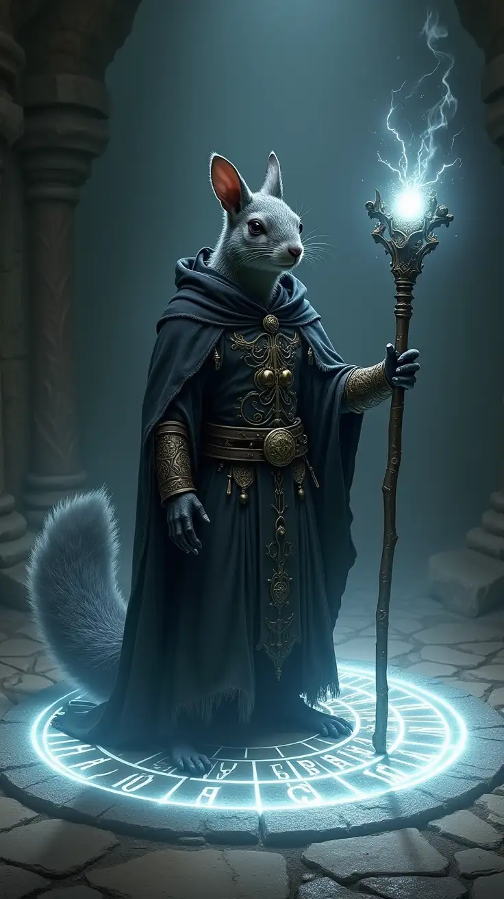 Grey-Squirrel-Humanoid-Warlock-in-Magical-Chamber-with-Arcane-Energy