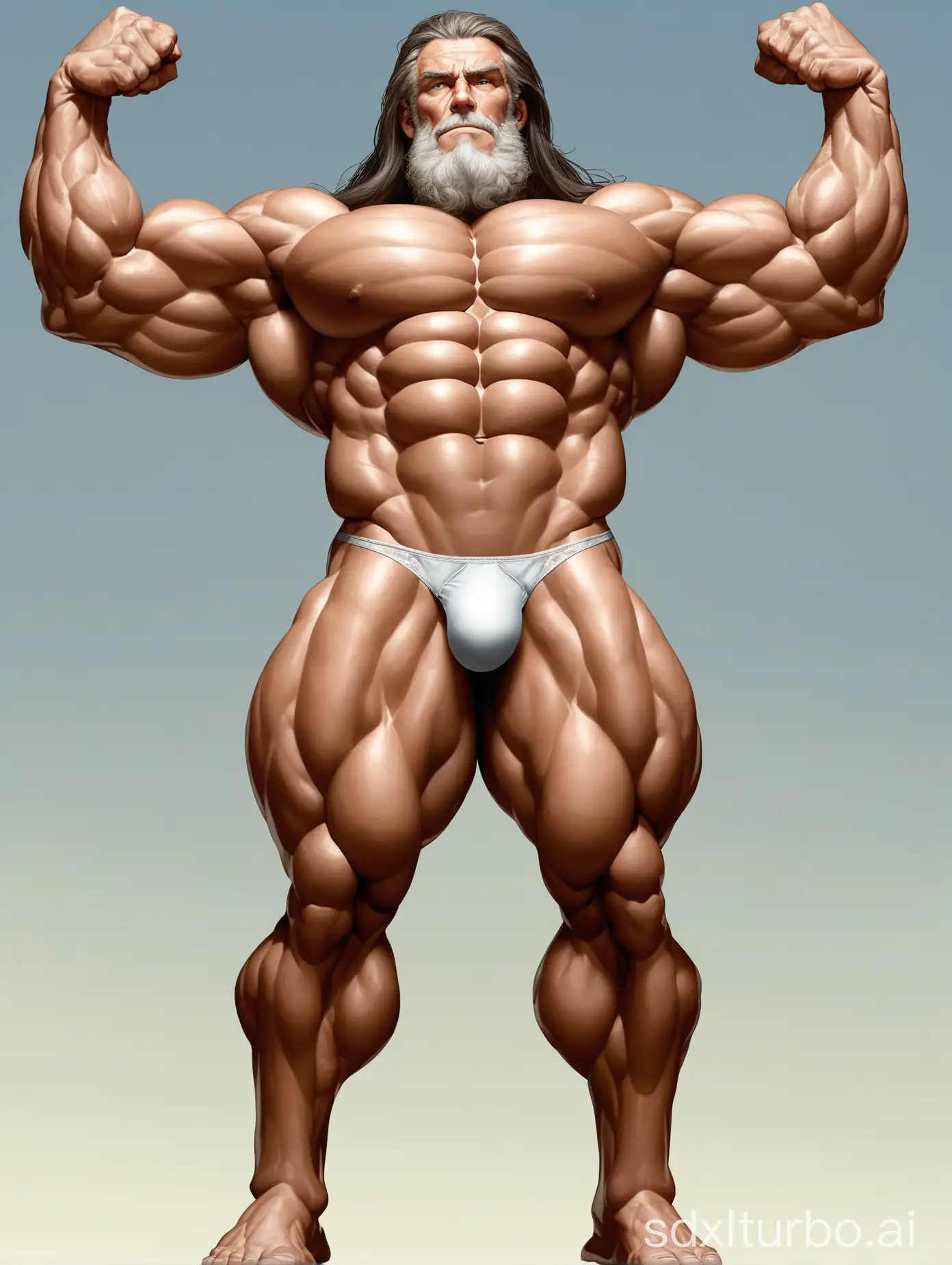 Imposing-Elderly-Giant-Showcasing-His-Muscular-Build