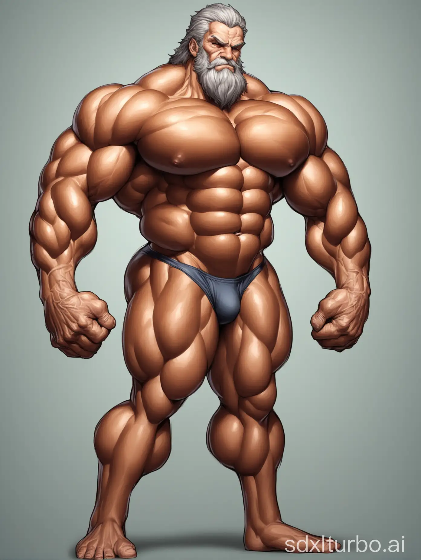 Huge-Old-Man-Showing-Massive-Biceps-in-Underwear