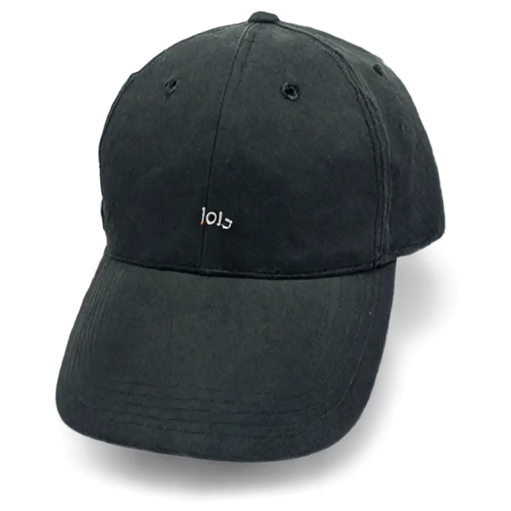 Black-Hat-with-CRT-Polos-Writing-PNG-Perfect-for-Retro-and-Cyberpunk-Designs