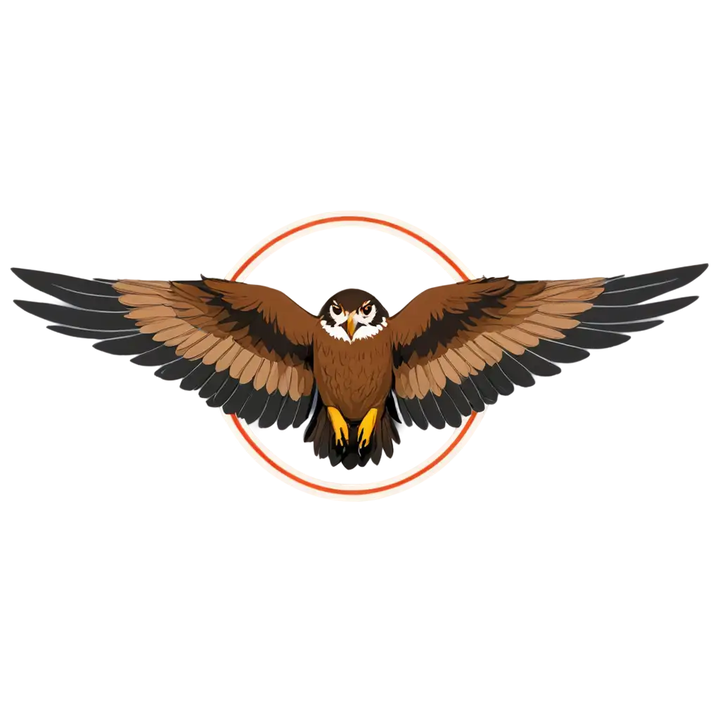 Falcon-Head-Logo-in-a-Circle-HighQuality-PNG-Image-for-Versatile-Branding