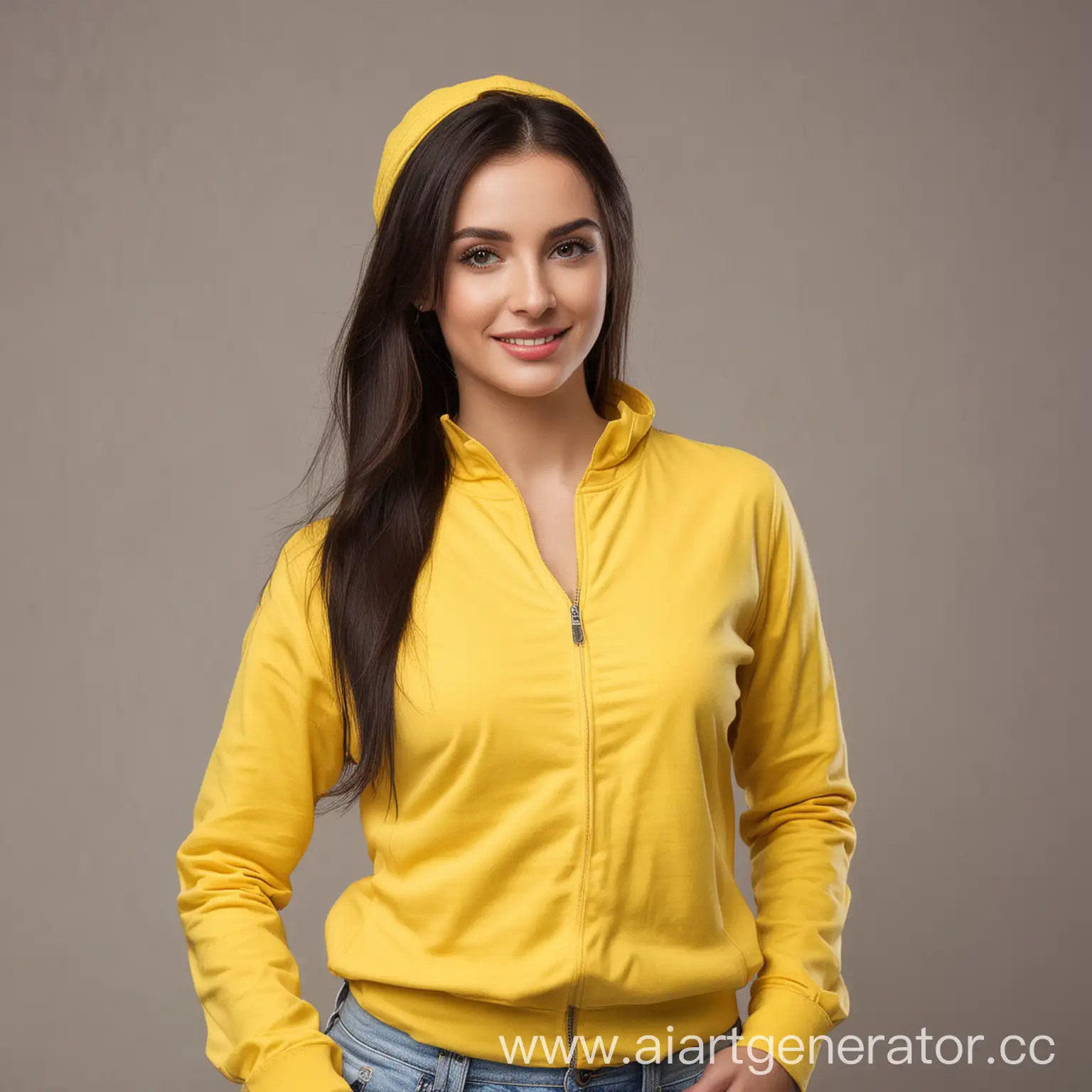 Beautiful-Promoter-in-Yellow-Clothes