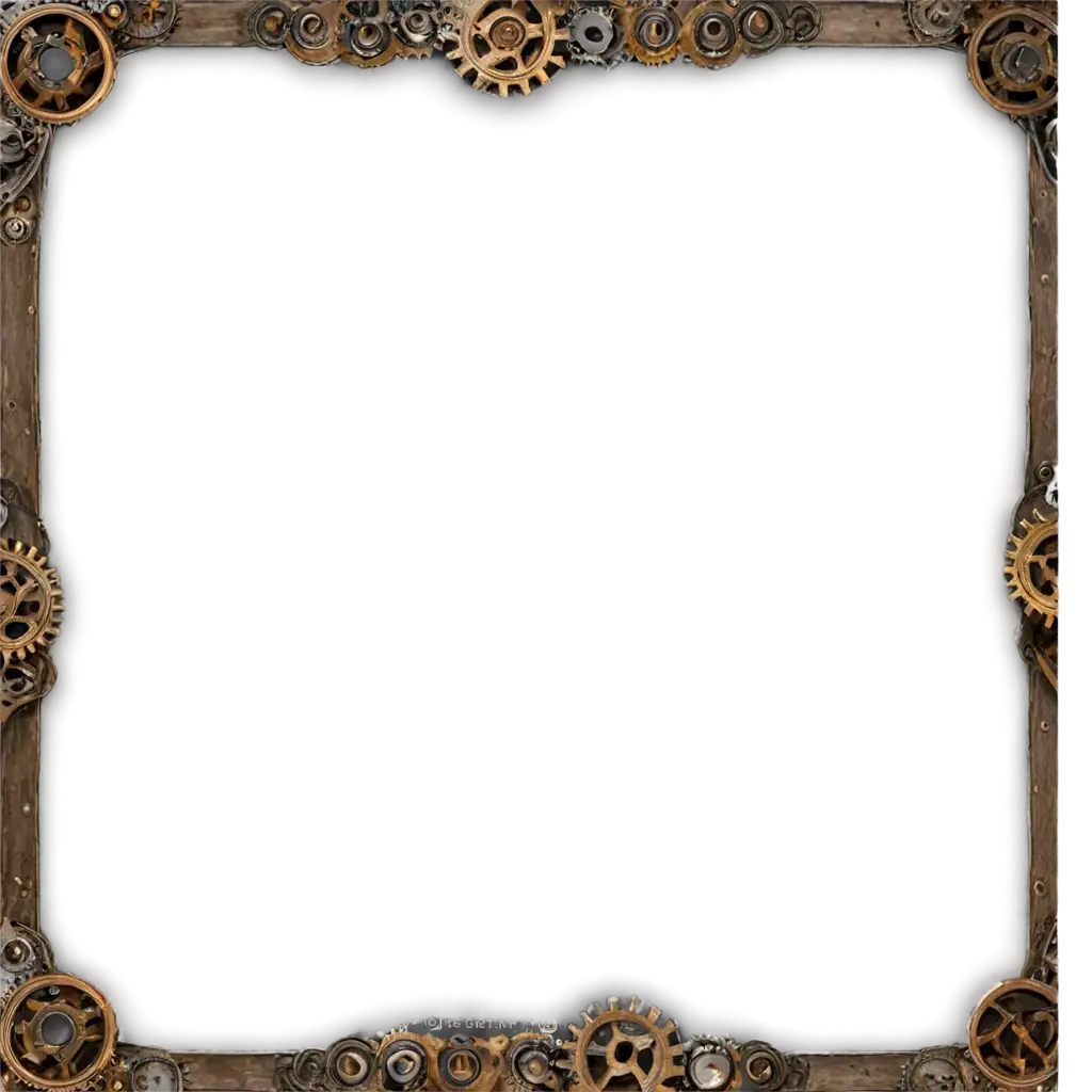 Steampunk-Style-Frame-with-Gears-PNG-Image-Intricate-Design-for-Vintage-Enthusiasts