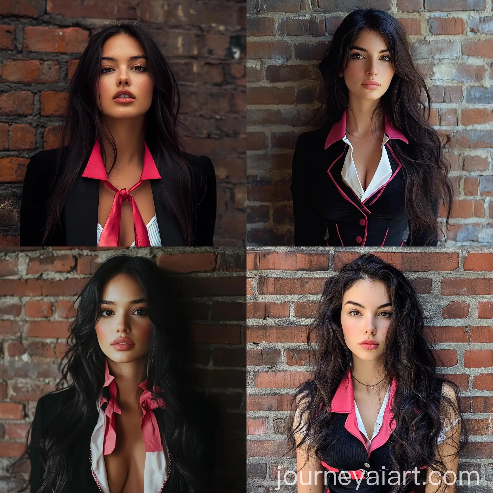 Stylish-Woman-in-Urban-Setting-with-Brick-Wall-Background