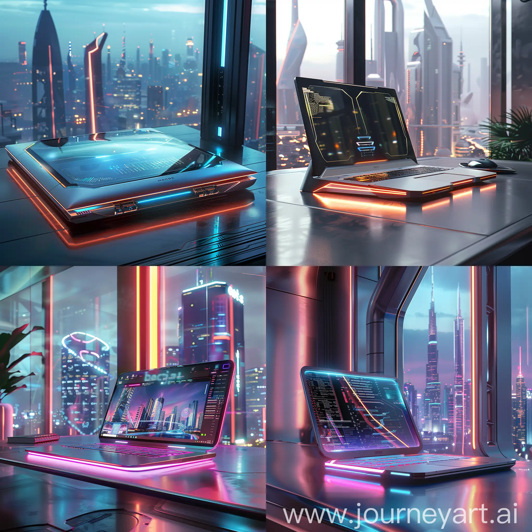 Futuristic-Laptop-Design-2040-with-Holographic-Displays-and-Neon-Lighting