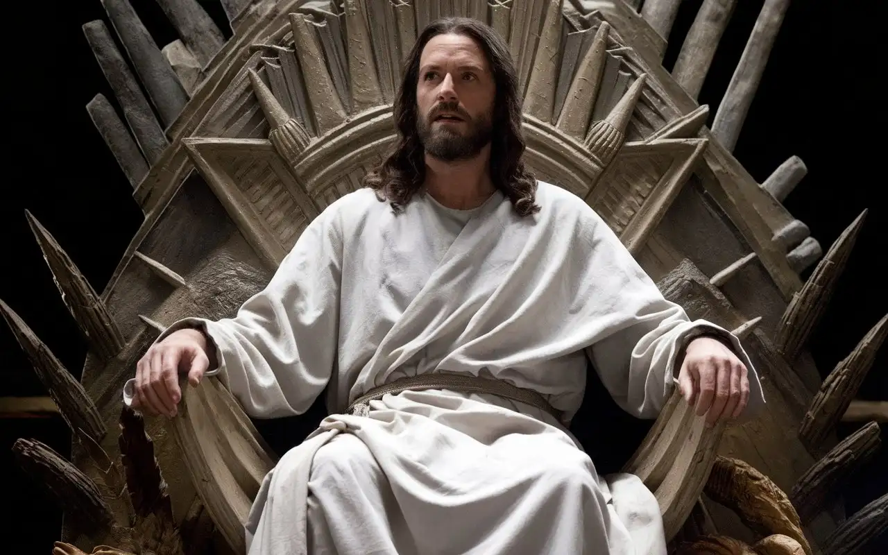 KING JESUS CHRIST who sits at a great white throne judges the living and the dead,
the great white throne manifest the glory and the majesty of JESUS the SON OF GOD,
all the world people whatever dead or alive shall stand before the great white throne,
