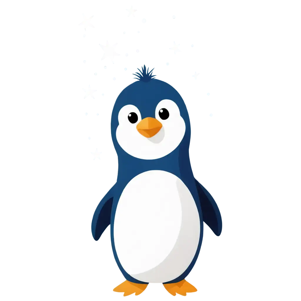 Cute-Blue-PenguinPNG-Image-Optimization-Cartoon-PNG-for-Children-Adorable-Versatile-Image-Format
