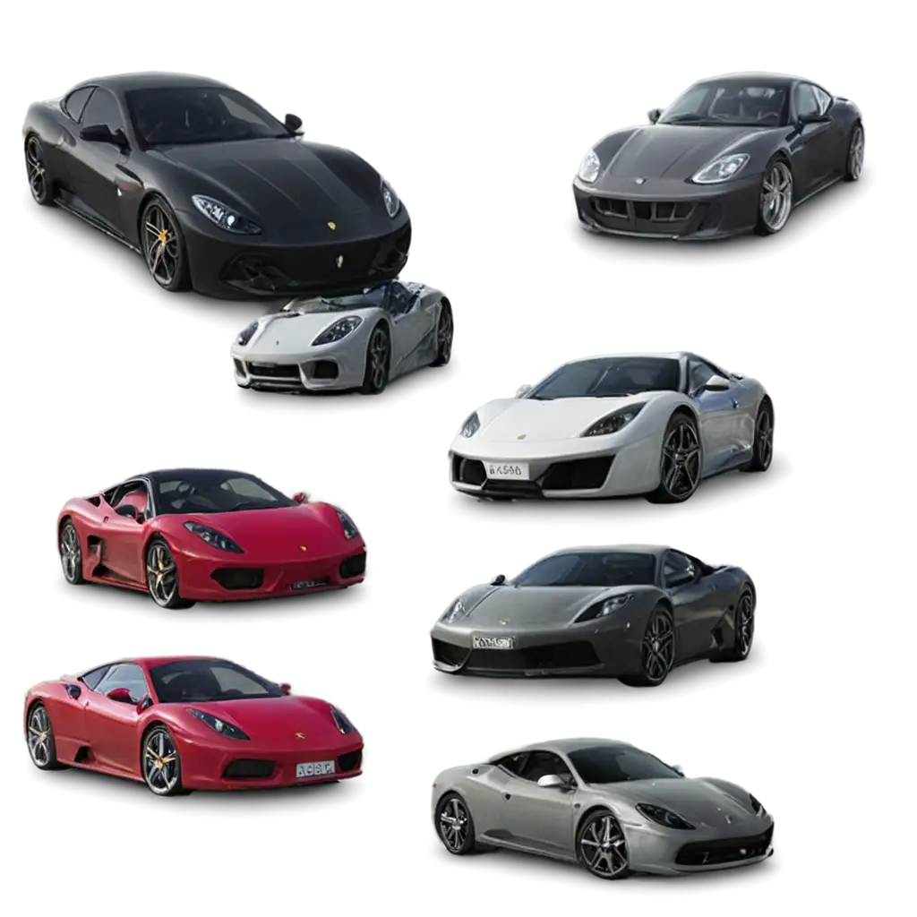 HighQuality-PNG-Image-of-Ferrari-Porsche-BMW-and-Lamborghini-Cars