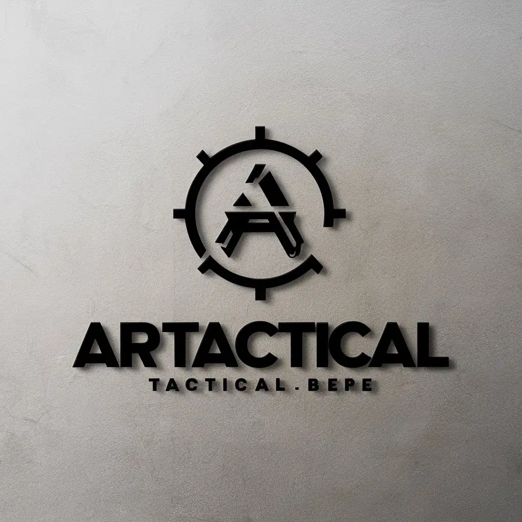 LOGO-Design-for-ARTACTICAL-Minimalistic-Vector-Logo-with-Simple-Tactical-Symbols