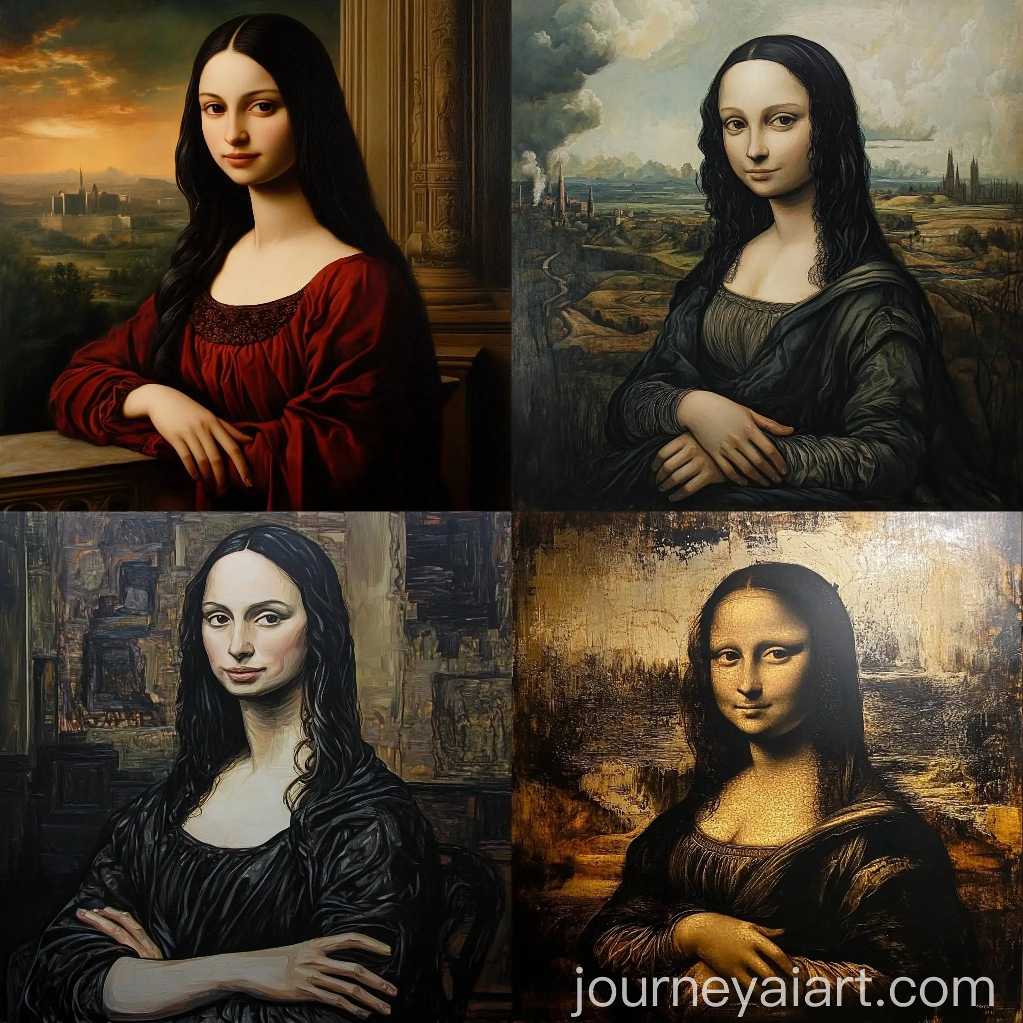 Classic-Portrait-of-Mona-Lisa-with-Updated-Interpretation